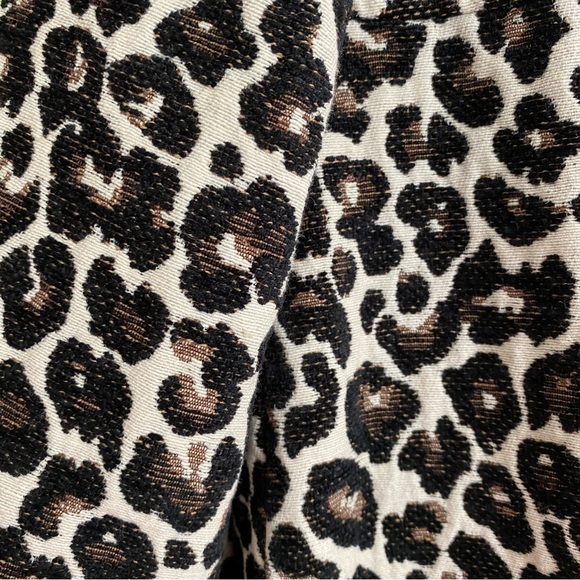CHICO’S Jacquard  Animal Print Open Front 3/4 Sleeve Jacket Size 8 NWT - Picture 3 of 8